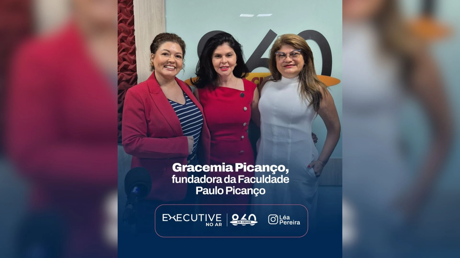 Gracemia Picanço participa do programa Executive no Ar e compartilha trajetória na educação e gestão