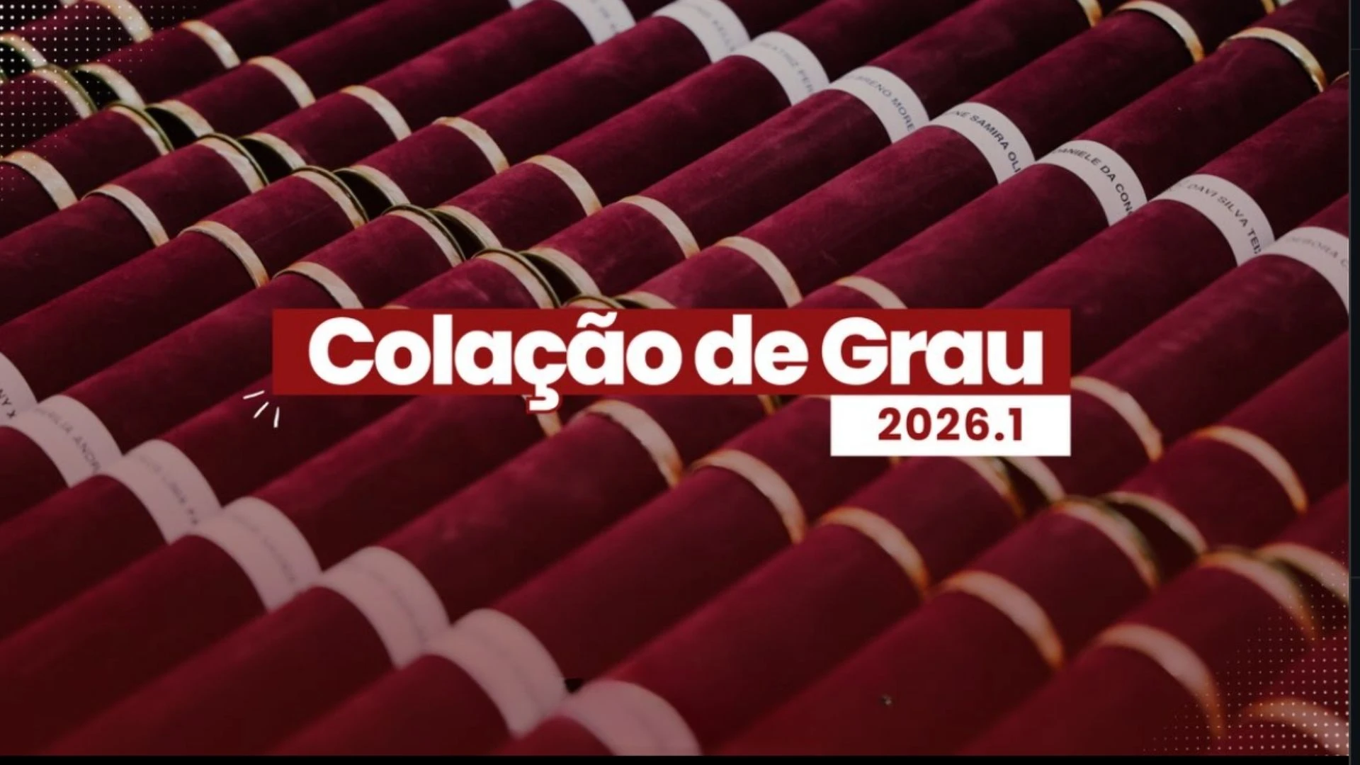 FACPP celebra formandos durante a Colação de Grau 2026.1